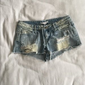 Forever 21 Distressed Denim Shorts